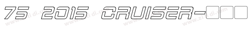 75 2015 Cruiser字体转换